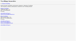 Desktop Screenshot of nordling.nu